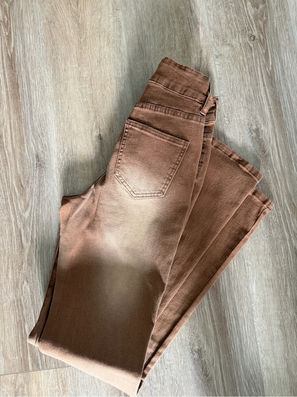 Brown stretch jeans